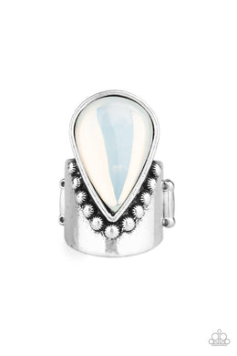 paparazzi-accessories-opal-mist-white-ring