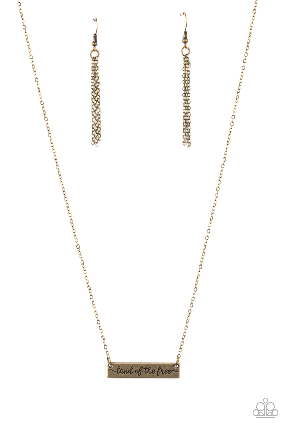 paparazzi-accessories-land-of-the-free-brass-necklace