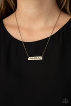 Load image into Gallery viewer, Land Of The Free - Brass Necklace - Paparazzi Jewelry
