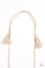 Load image into Gallery viewer, Macrame Mantra - White Necklace - Paparazzi Jewelry
