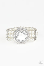Load image into Gallery viewer, paparazzi-accessories-speechless-sparkle-white-bracelet
