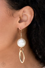 Load image into Gallery viewer, Big Spender Shimmer - Gold Earrings - Paparazzi Jewelry
