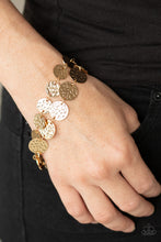 Load image into Gallery viewer, Rooted To The SPOTLIGHT - Gold Bracelet - Paprazzi Jewelry
