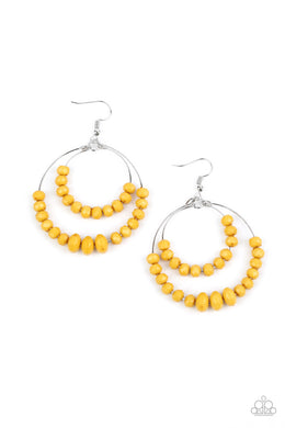 paparazzi-accessories-paradise-party-yellow-earrings