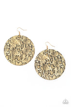 Load image into Gallery viewer, paparazzi-accessories-animal-planet-gold-earrings
