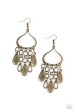 Load image into Gallery viewer, paparazzi-accessories-lure-away-brass-earrings
