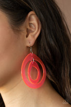 Load image into Gallery viewer, Show Your True NEONS - Pink Earrings - Paparazzi Jewelry
