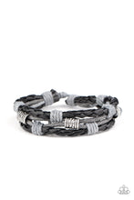 Load image into Gallery viewer, paparazzi-accessories-really-rugged-black-bracelet
