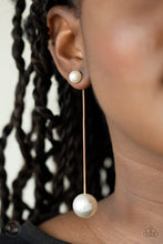 Load image into Gallery viewer, Extended Elegance - Gold Post Earrings - Paprazzi Jewelry
