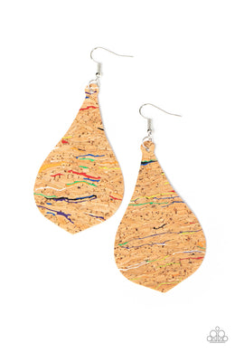 paparazzi-accessories-cork-coast-multi-earrings