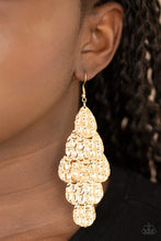 Load image into Gallery viewer, Instant Incandescence - Gold Earrings - Paprazzi Jewelry
