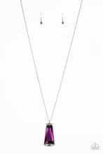 Load image into Gallery viewer, paparazzi-accessories-empire-state-elegance-purple-necklace
