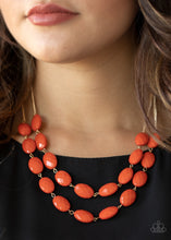 Load image into Gallery viewer, Max Volume - Orange Necklace - Paparazzi Jewelry
