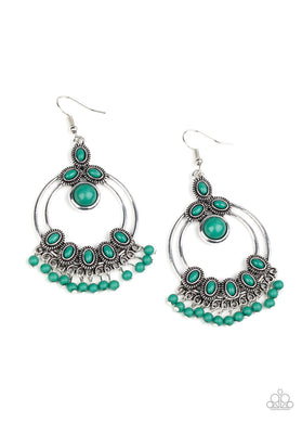 paparazzi-accessories-palm-breeze-green-earrings