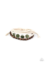 Load image into Gallery viewer, paparazzi-accessories-dream-beach-house-green-bracelet
