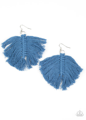 paparazzi-accessories-macrame-mamba-blue-earrings