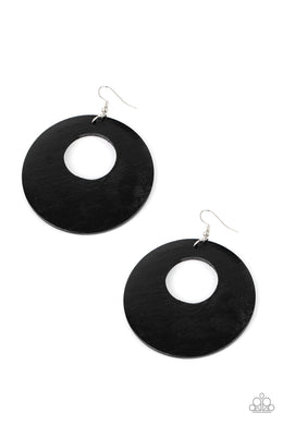 paparazzi-accessories-island-hop-black-earrings