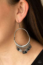 Load image into Gallery viewer, Speed of SPOTLIGHT - Black Earrings - Paprazzi Jewelry
