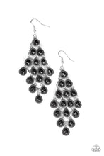 Load image into Gallery viewer, paparazzi-accessories-rural-rainstorms-black-earrings

