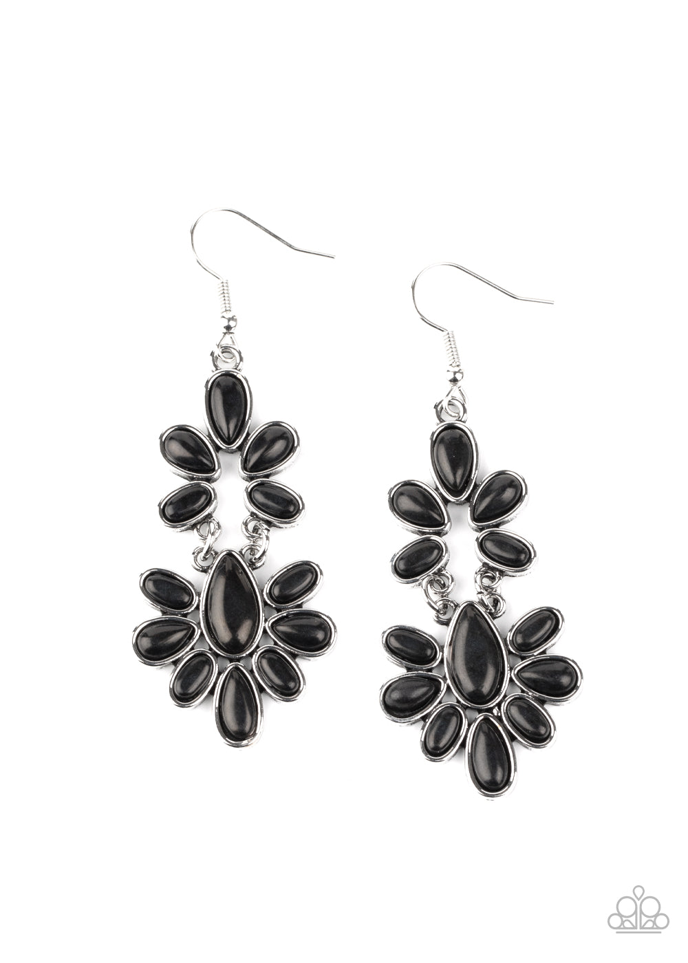 paparazzi-accessories-cactus-cruise-black-earrings