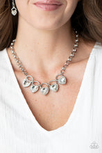 Load image into Gallery viewer, HEART On Your Heels - White Necklace - Paprazzi Jewelry
