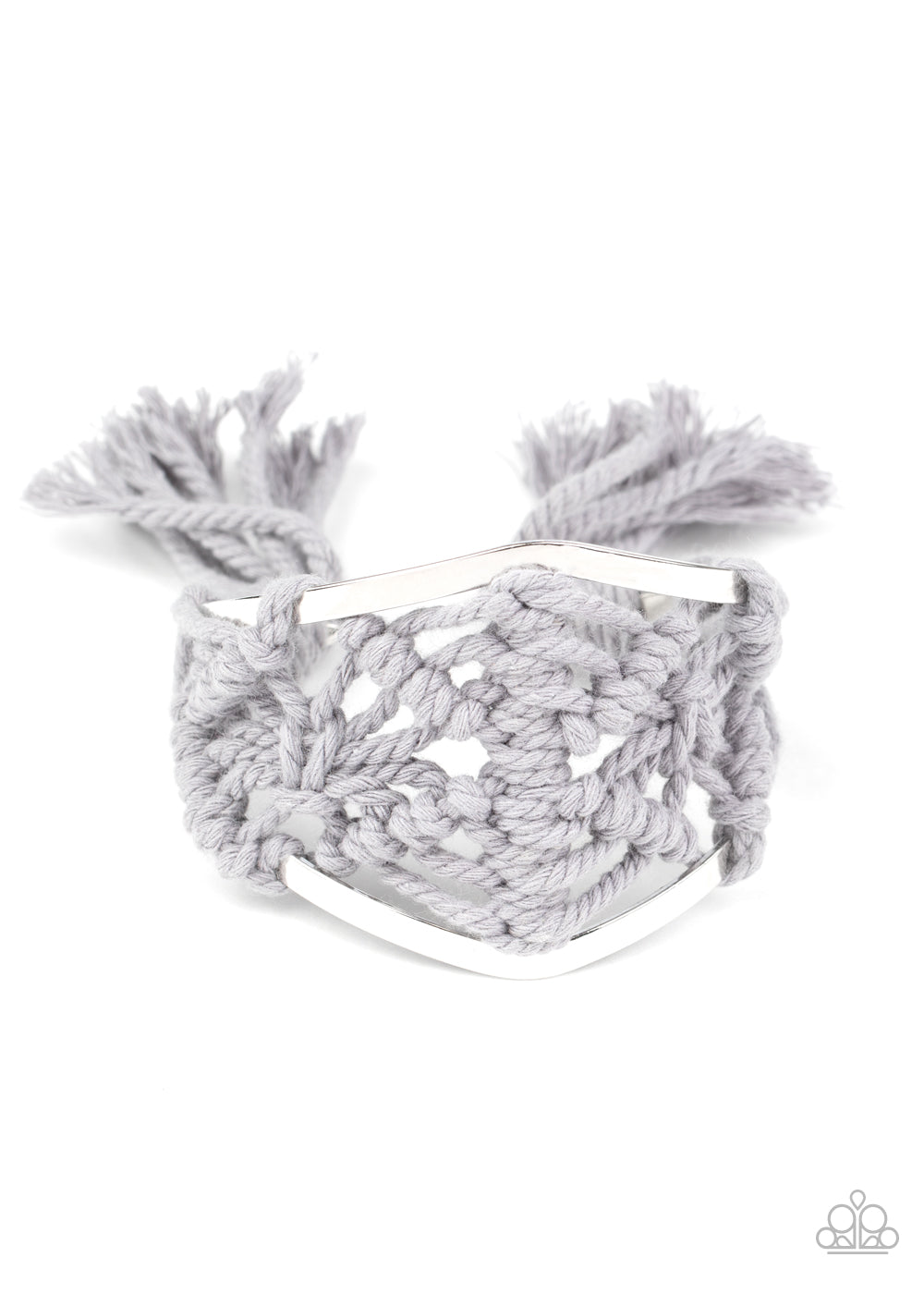 paparazzi-accessories-macrame-mode-silver-bracelet