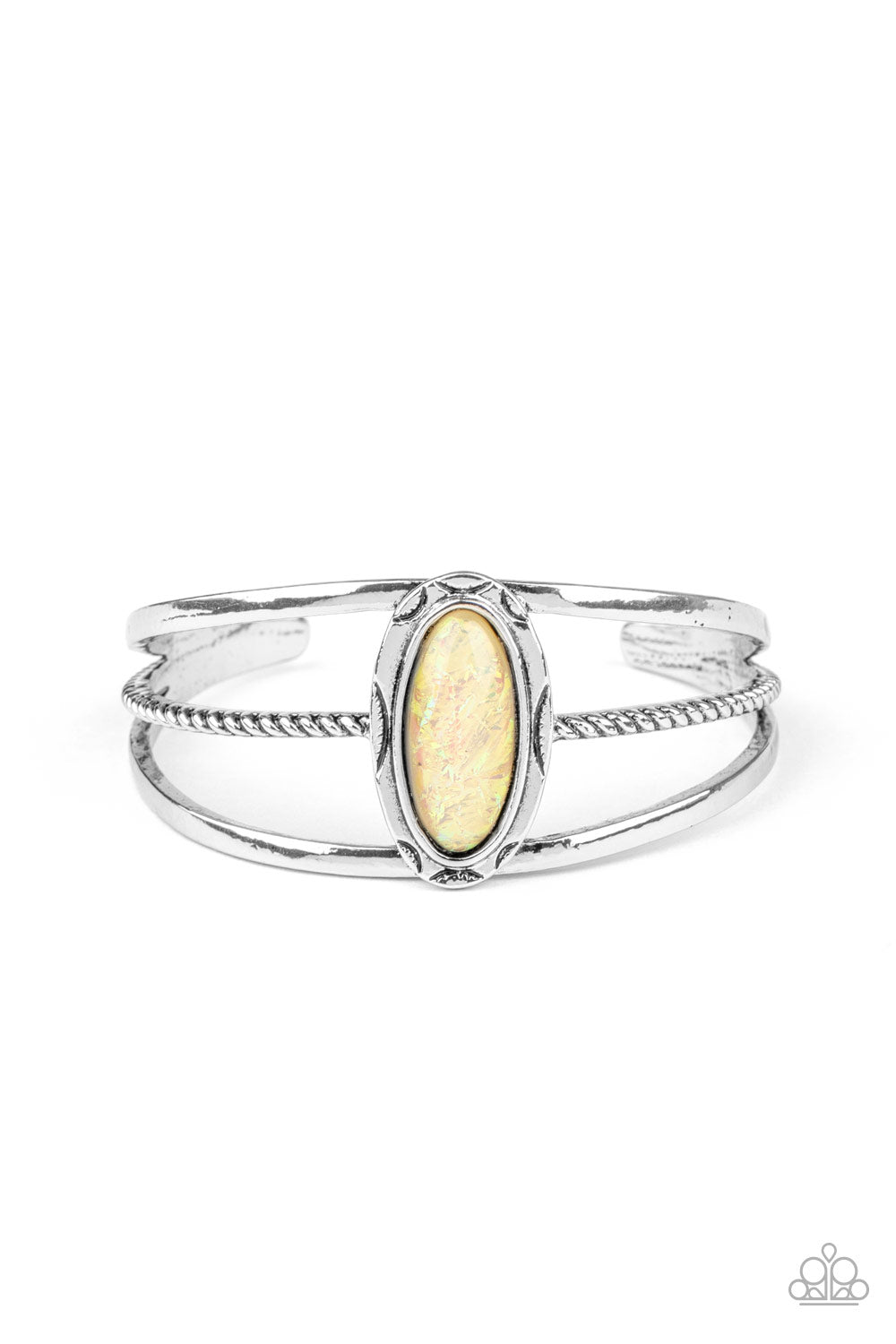 paparazzi-accessories-stone-sahara-yellow-bracelet