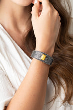 Load image into Gallery viewer, Ocean Mist - Yellow Bracelet - Paprazzi Jewelry
