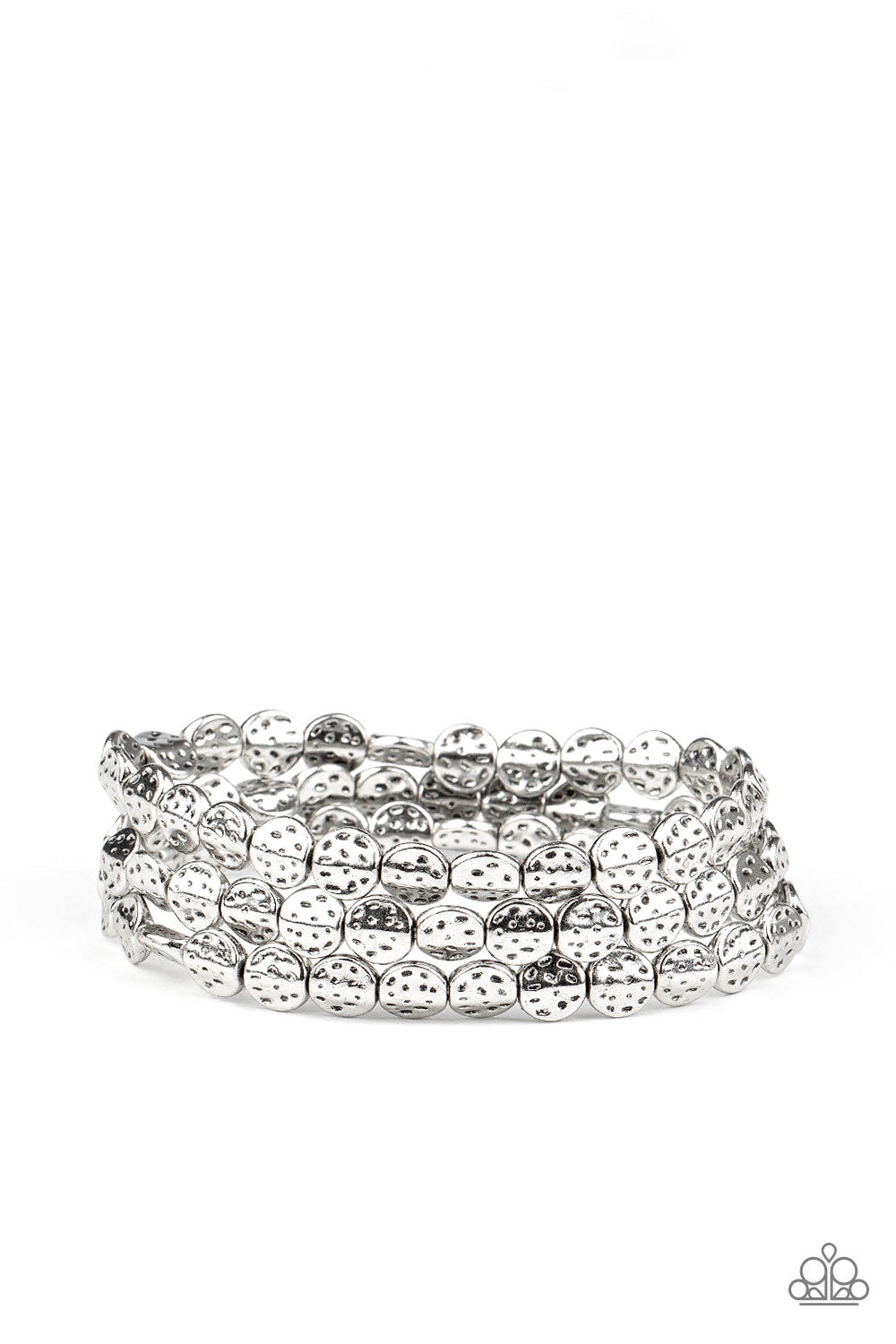 paparazzi-accessories-hammered-heirloom-silver-bracelet