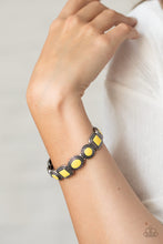Load image into Gallery viewer, Vividly Vintage - Yellow Bracelet - Paparazzi Jewelry
