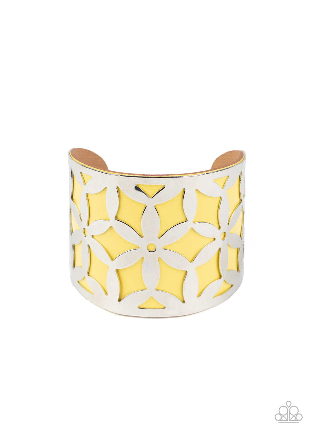 paparazzi-accessories-garden-fiesta-yellow-bracelet
