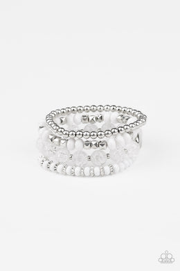 paparazzi-accessories-layered-luster-white-bracelet