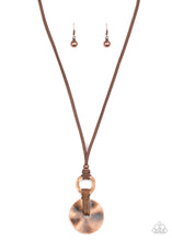 Load image into Gallery viewer, paparazzi-accessories-nautical-nomad-copper-necklace
