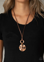 Load image into Gallery viewer, Nautical Nomad - Copper Necklace - Paparazzi Jewelry
