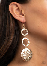 Load image into Gallery viewer, Blooming Baubles - Gold Earrings - Paprazzi Jewelry

