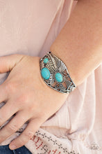 Load image into Gallery viewer, Mojave Moods - Blue Bracelet - Paprazzi Jewelry
