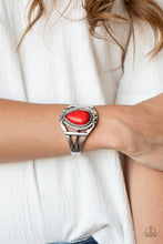 Load image into Gallery viewer, Sage Brush Beauty - Red Bracelet - Paparazzi Jewelry

