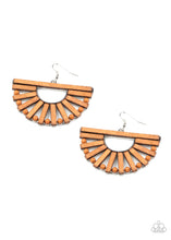 Load image into Gallery viewer, paparazzi-accessories-wooden-wonderland-brown-earrings
