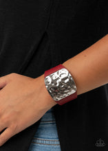 Load image into Gallery viewer, Brighten Up - Red Bracelet - Paprazzi Jewelry
