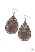Load image into Gallery viewer, paparazzi-accessories-napa-valley-vintage-copper-earrings
