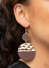 Load image into Gallery viewer, Natural Element - Gold Earrings - Paprazzi Jewelry
