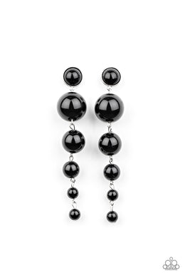 paparazzi-accessories-living-a-wealthy-lifestyle-black-post earrings
