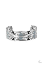 Load image into Gallery viewer, paparazzi-accessories-hidden-glyphs-silver-bracelet
