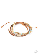 Load image into Gallery viewer, paparazzi-accessories-sahara-pilgrim-blue-bracelet
