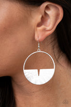 Load image into Gallery viewer, Reimagined Refinement - Silver Earrings - Paprazzi Jewelry

