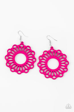 paparazzi-accessories-dominican-daisy-pink-earrings
