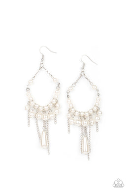 paparazzi-accessories-party-planner-posh-white-earrings