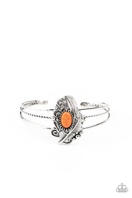 paparazzi-accessories-sahara-solstice-orange-bracelet