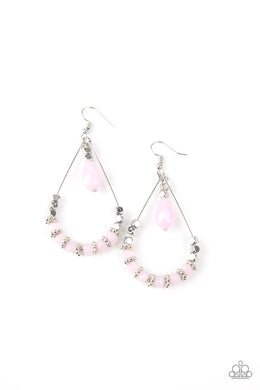 paparazzi-accessories-lovely-lucidity-pink-earrings