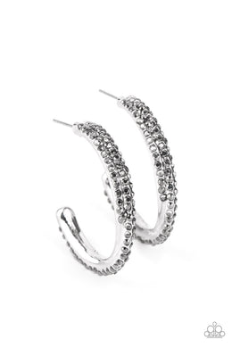 paparazzi-accessories-trail-of-twinkle-silver-earrings